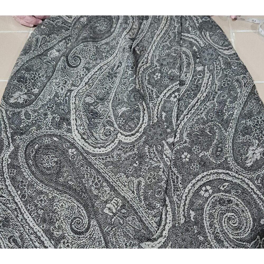 VTG 90s Jones New York Paisley Wrap High-Rise Skirt Size Small Knee Length - Picture 6 of 6
